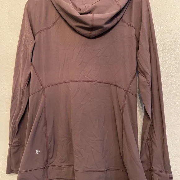 Lululemon Jacket Moonwalk Purple Gray Fitted Hoodie - Picture 12 of 16